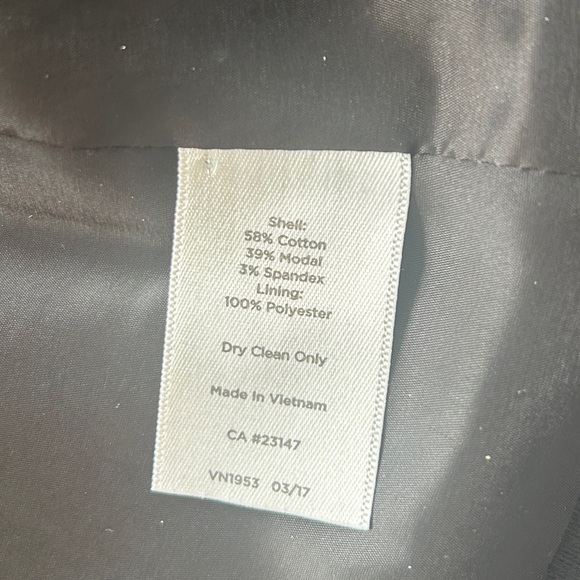 Talbots Black Scallop Hem Ponte Knit Jacket Women's Plus 18W - Picture 16 of 16